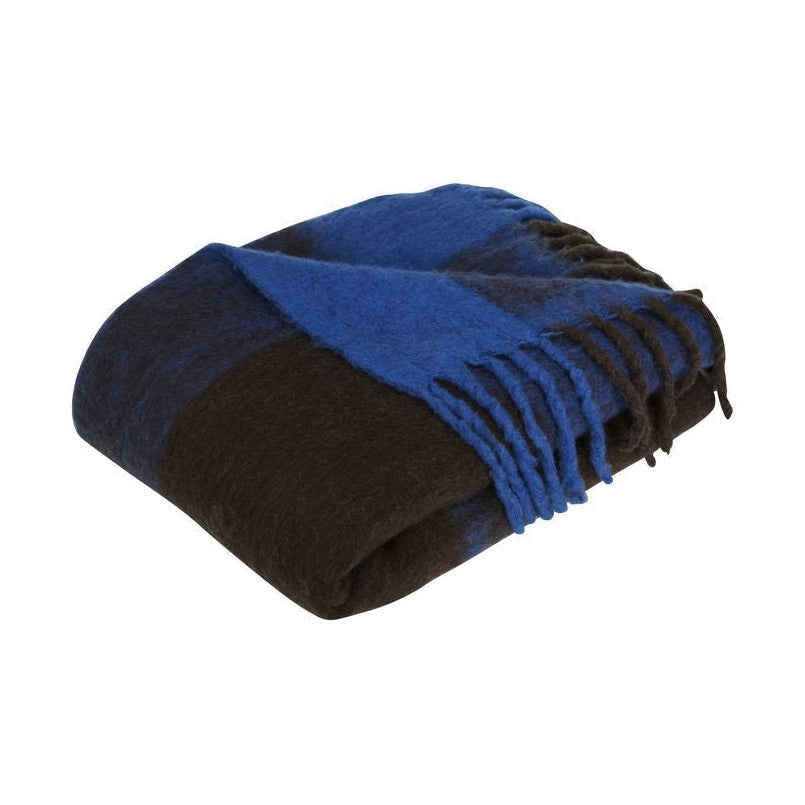 Hübsch Inlet Throw, Blue/Brown