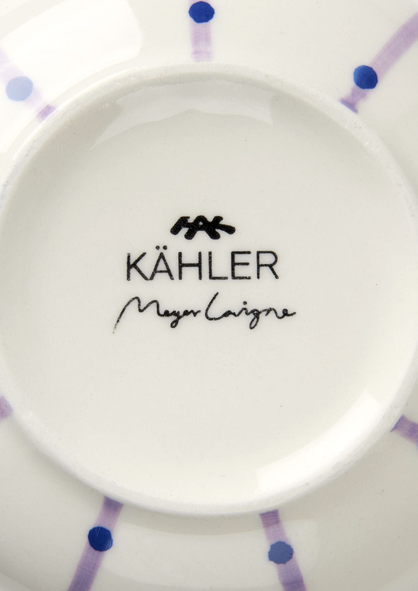 Wazon podpisu Kählera 15 cm, fioletowy