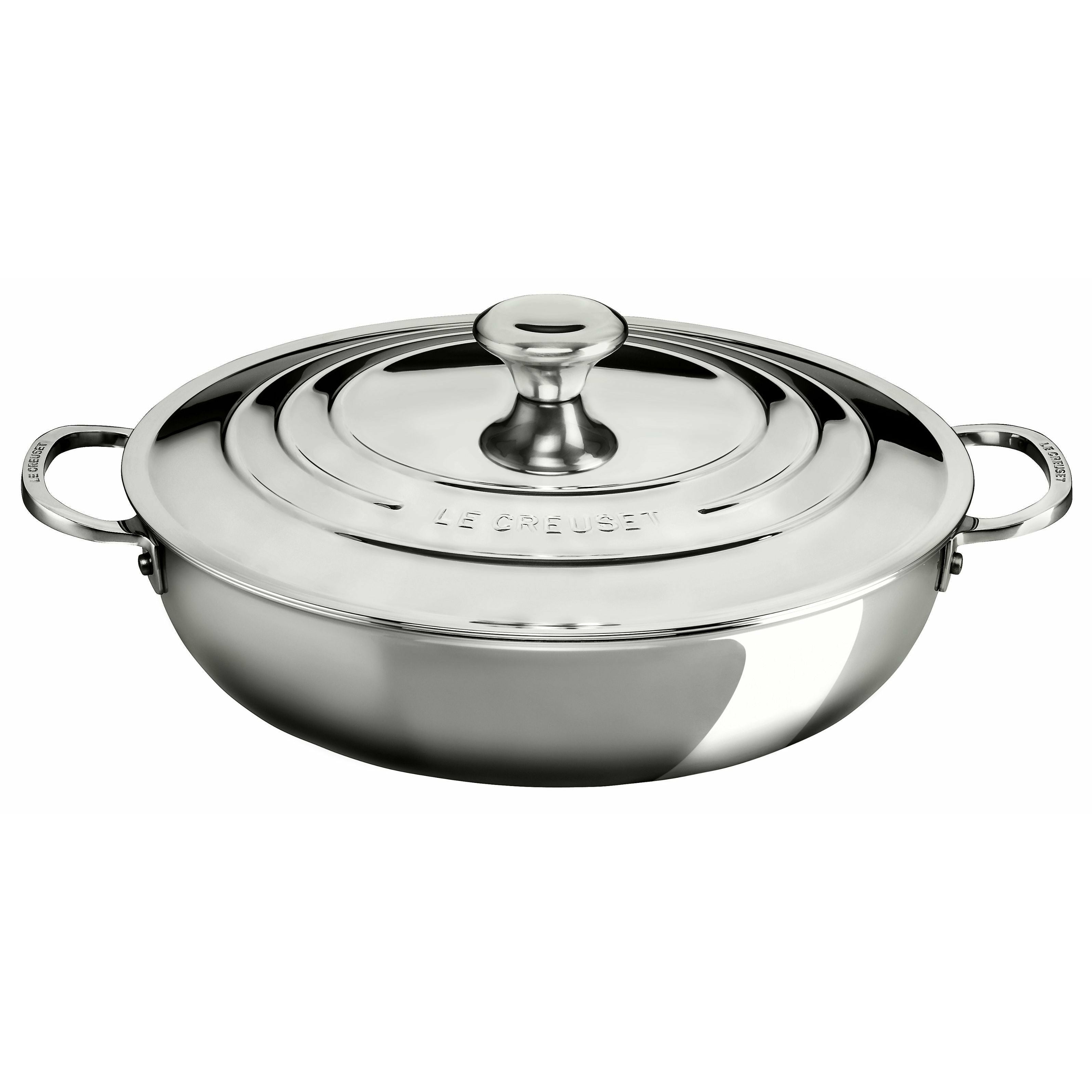 Signatury LE Creuset ze stali nierdzewnej płytka zapiekanek 4,8 l z pokrywką