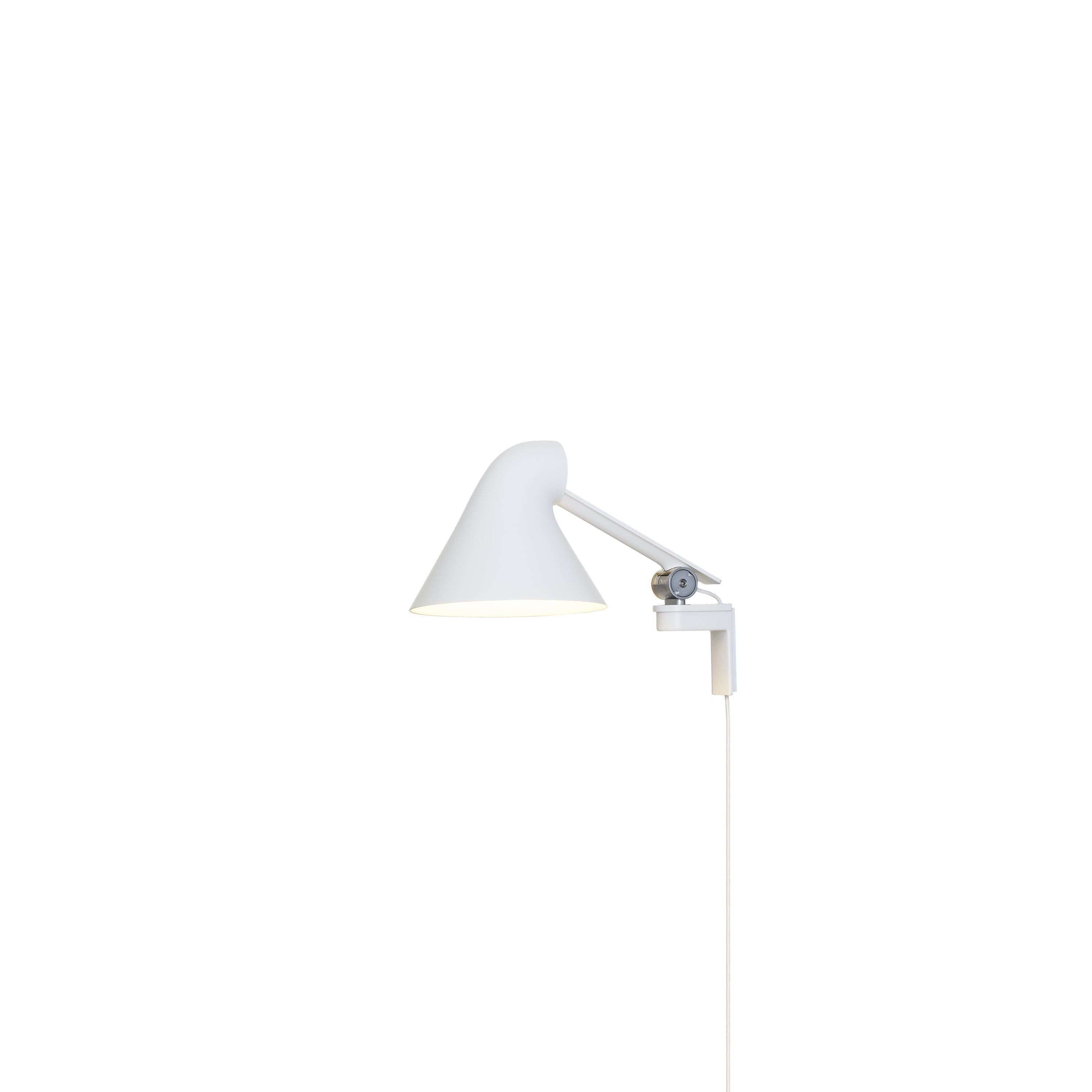 Louis Poulsen Njp Wall Lamp Short Arm, White