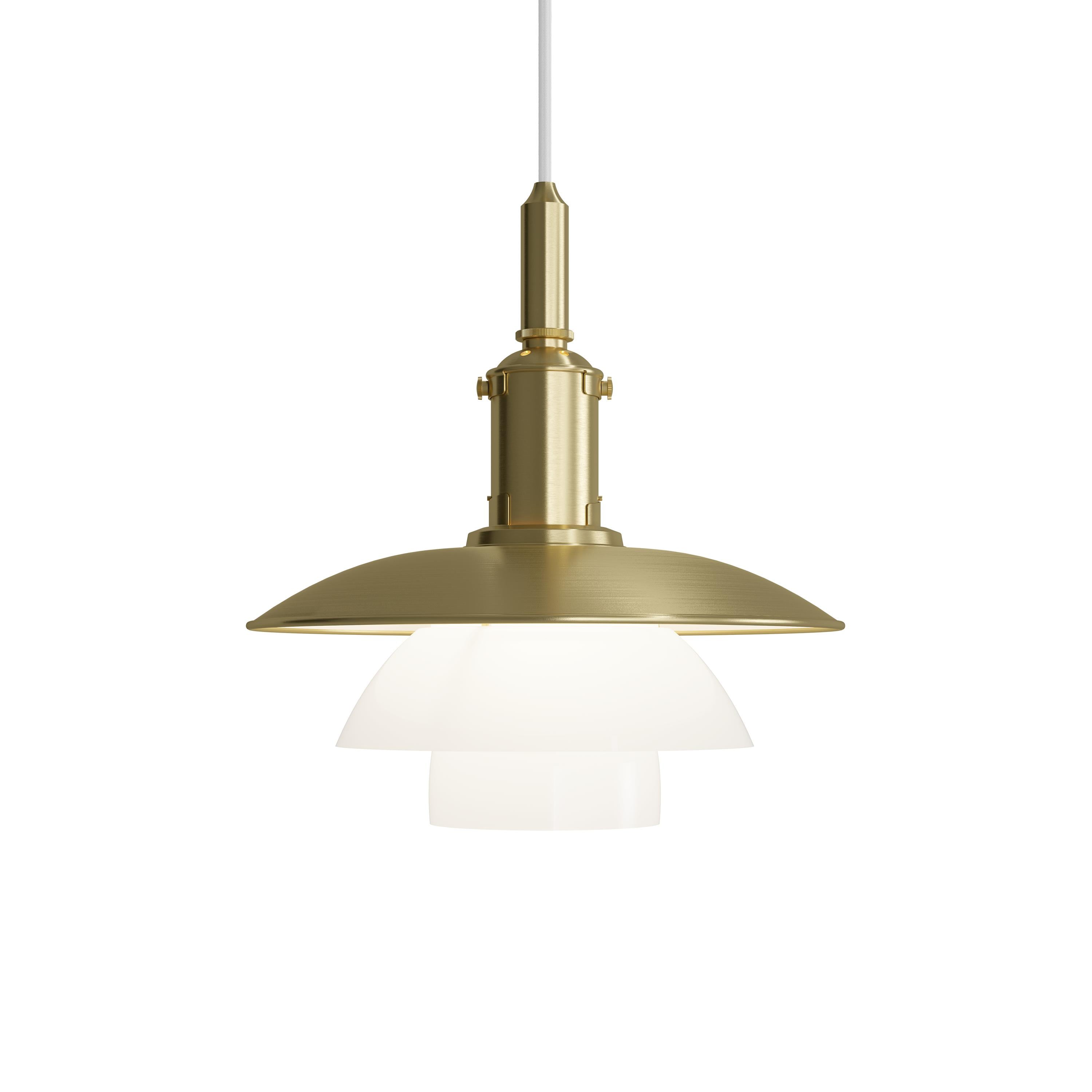 Louis Poulsen Ph 3/3 Pendant Limited Edition, Brass/Opal