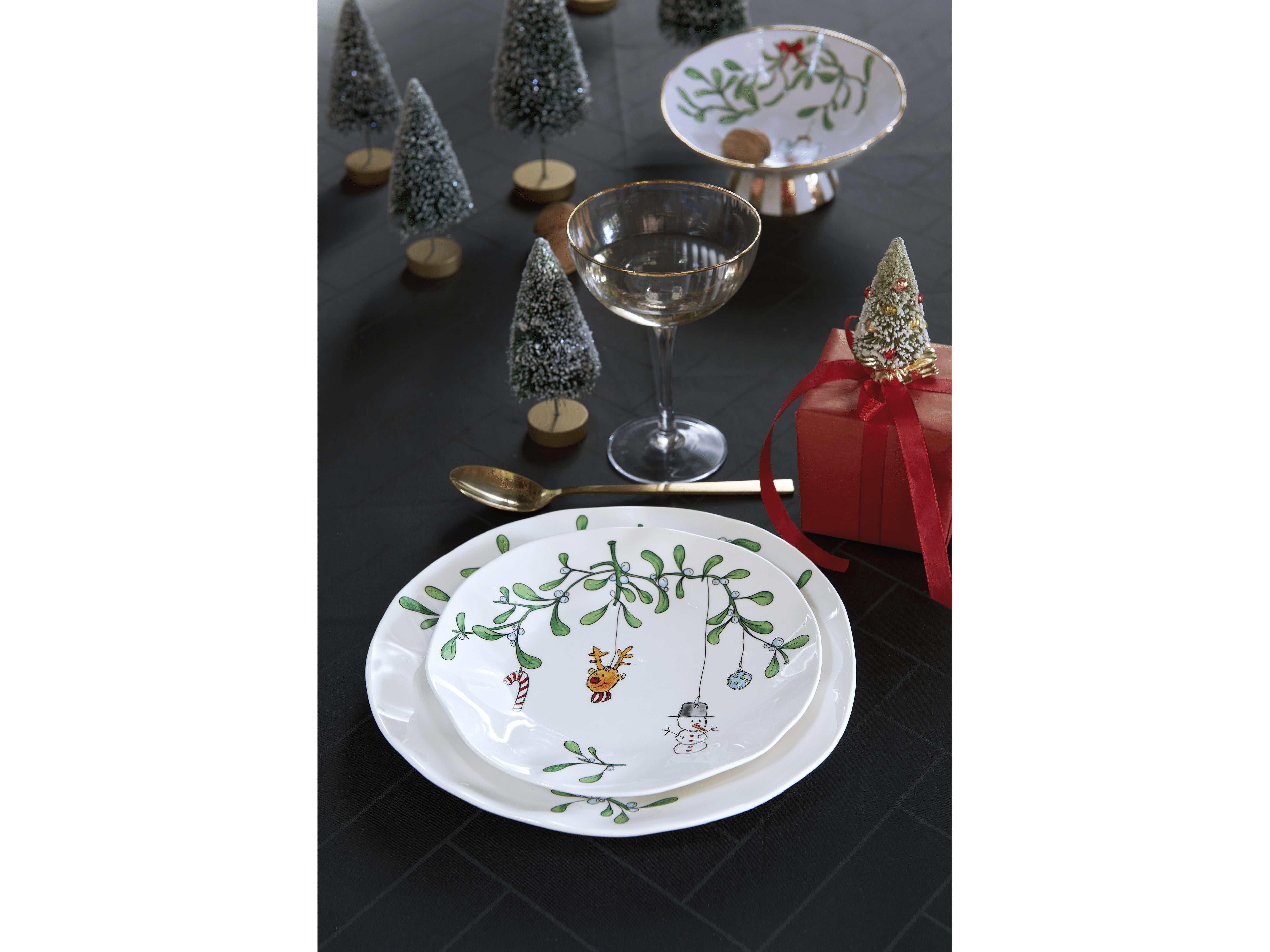 Medusa Kopenhagen Jingle Bell Plate White, Ø21 cm