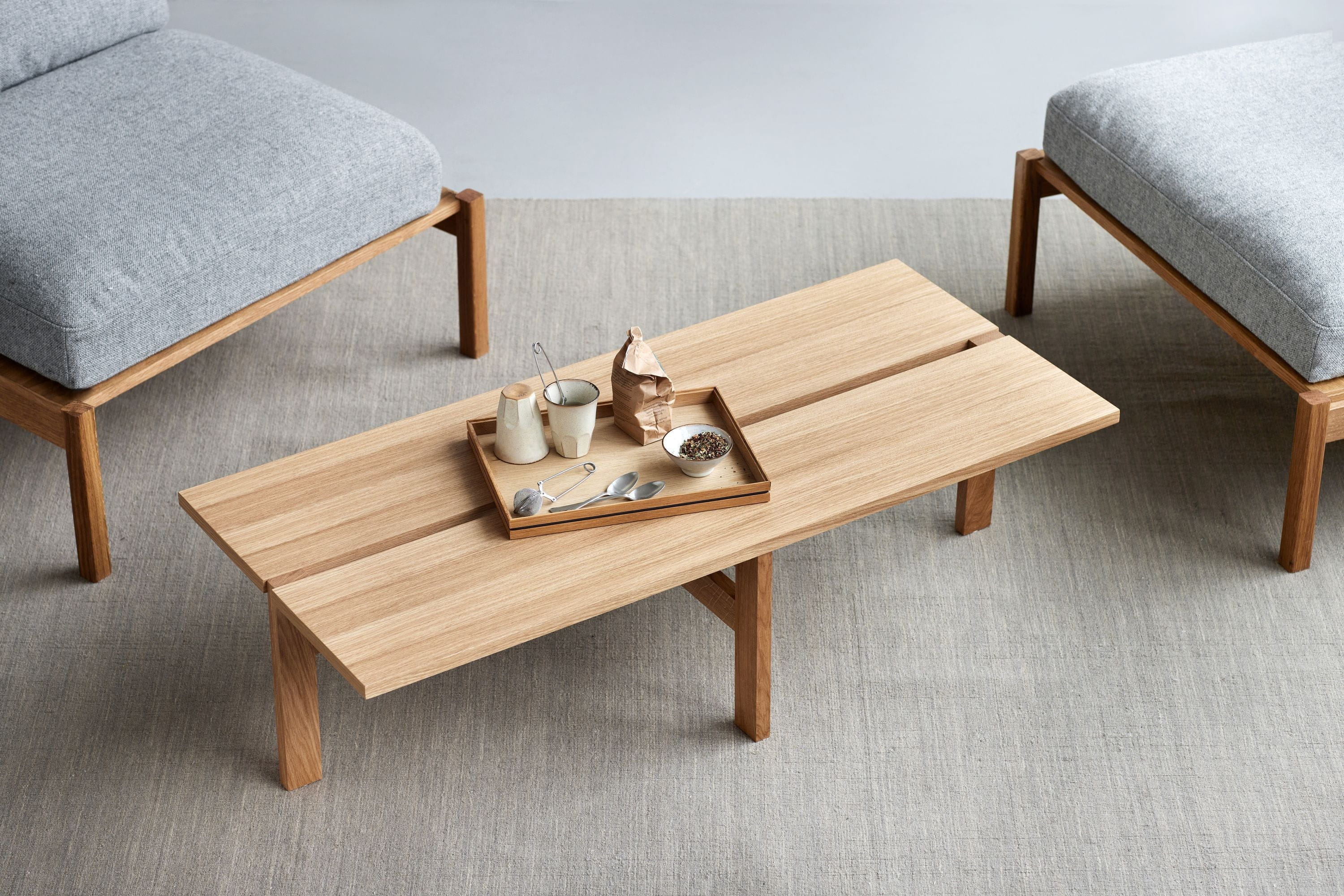 Moebe Rectangular Coffee Table, 115 Cm