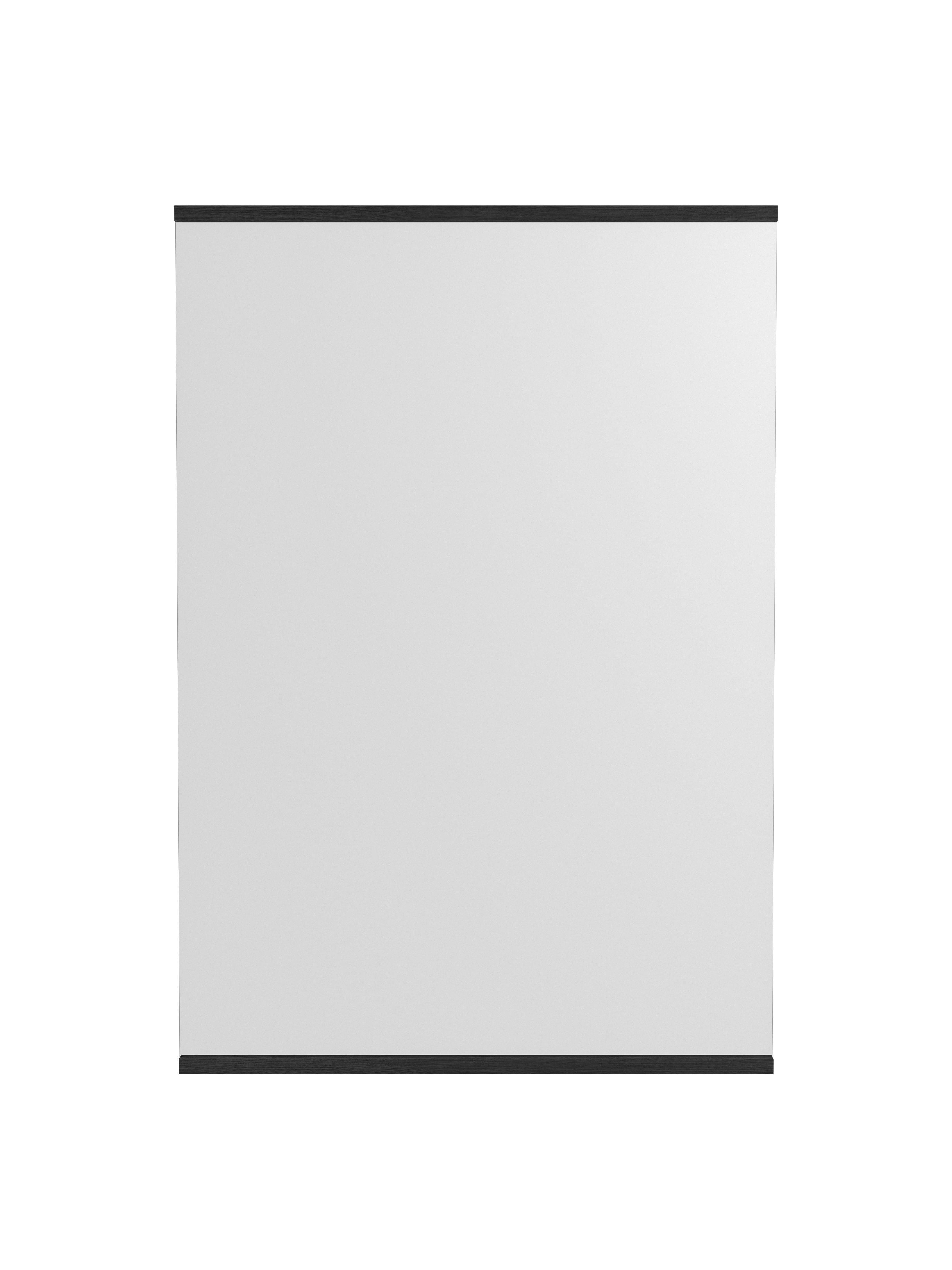 Moe prostokątne lusterka ścienne 101,8 x 70 cm, czarny