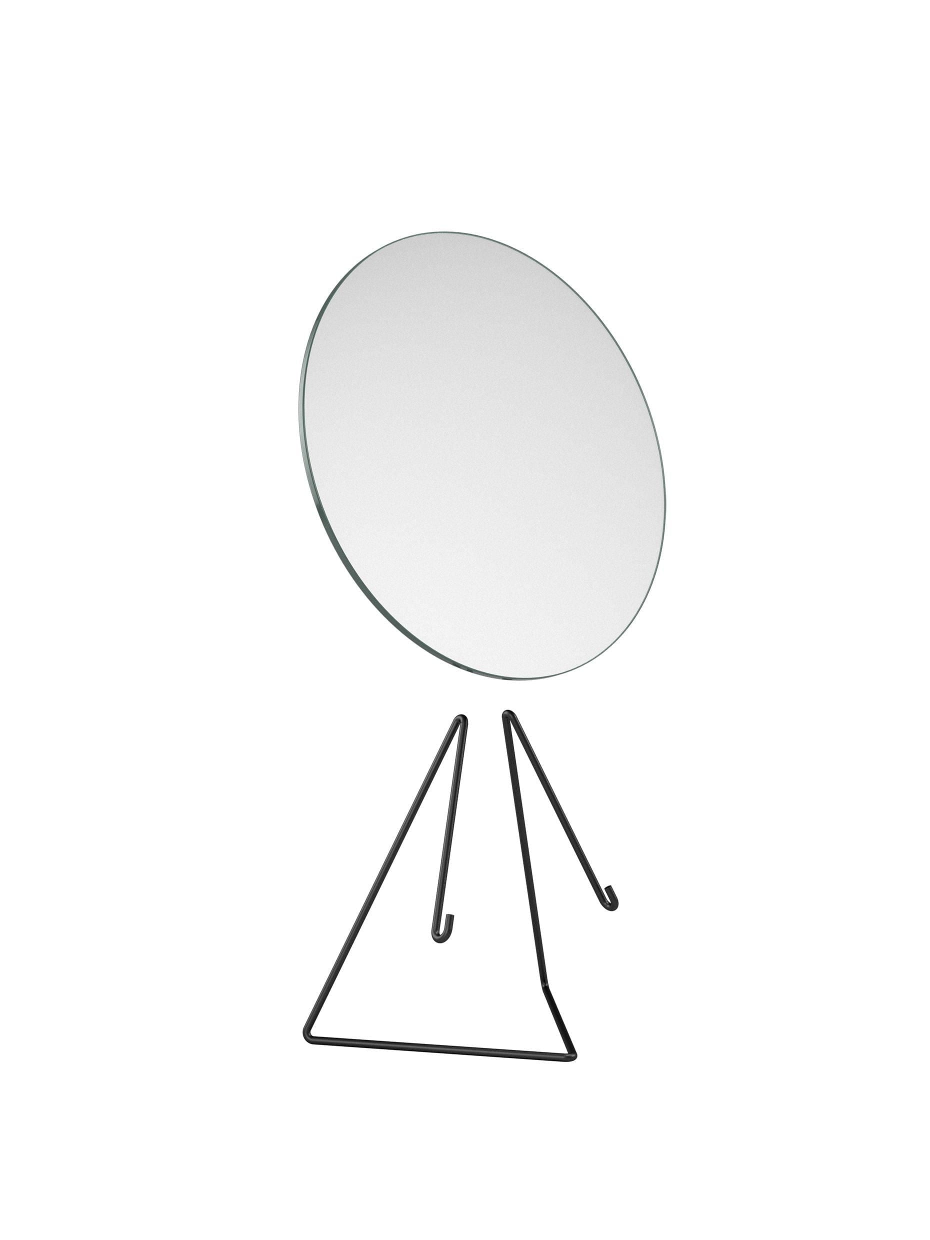 Moebe Standing Mirror ø30 Cm, Black