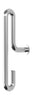 Moebe Wall Hook 2 Pcs. Small, Chrome