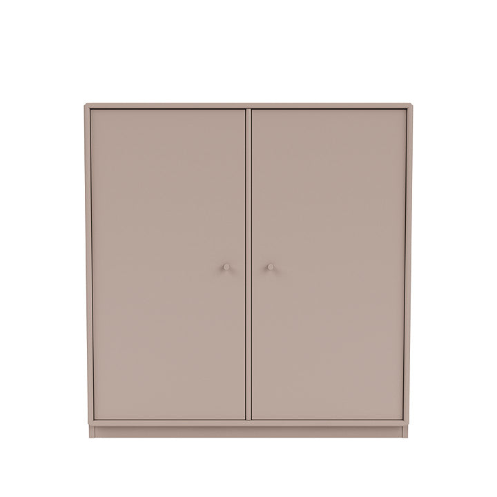 Montana Cover Cabinet With 3 Cm Plinth, Mushroom Brown