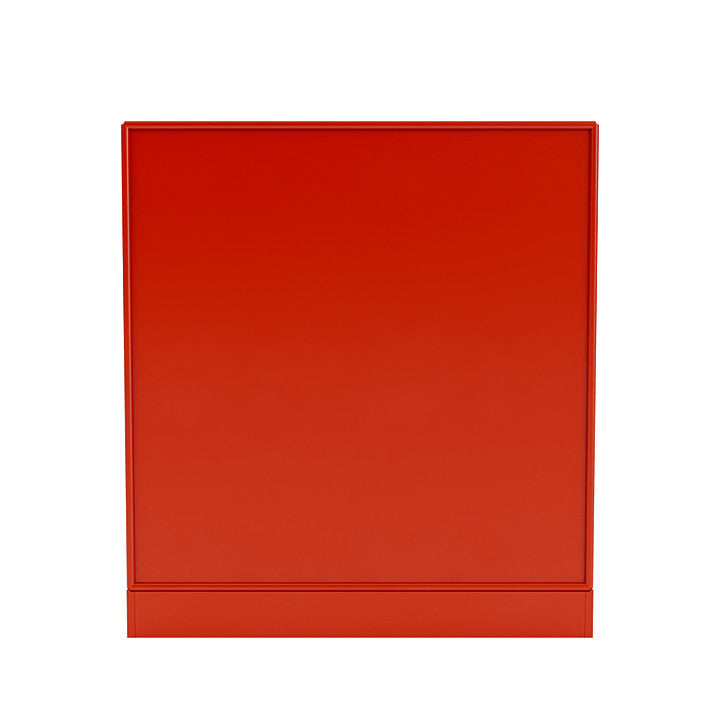 Szafka pokrywowa Montana z cokołem 7 cm, Rosehip Red