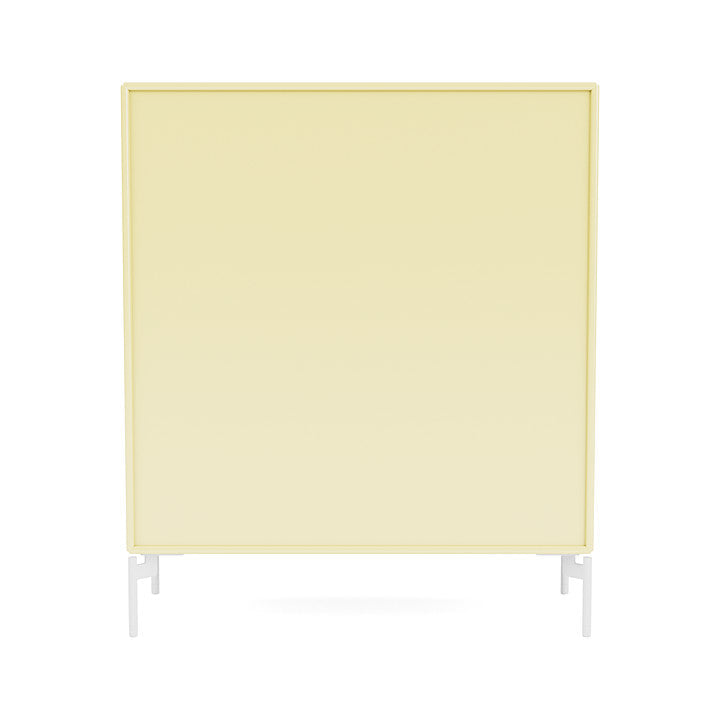 Montana Cover Cabinet With Legs, Camomile/Snow White