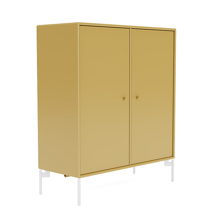 Montana Cover Cabinet With Legs, Cumin/Snow White