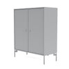 Montana Cover Cabinet With Legs, Fjord/Matt Chrome