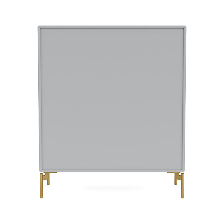 Montana Cover Cabinet With Legs, Fjord/Brass