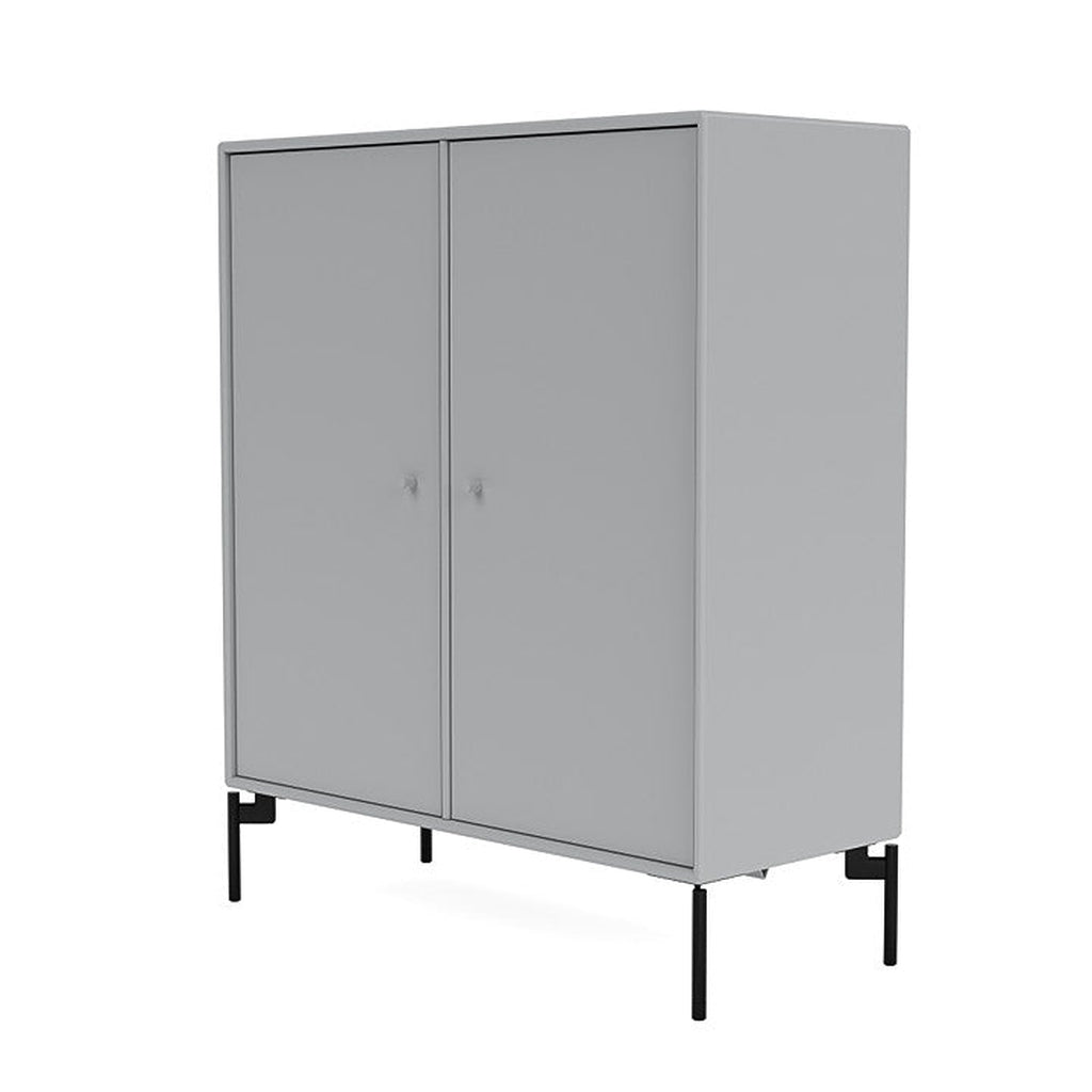 Montana Cover Cabinet With Legs, Fjord/Black