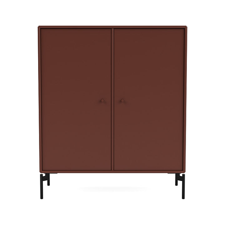 Montana Cover Cabinet With Legs, Masala/Black