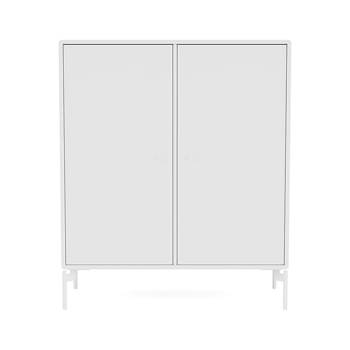 Montana Cover Cabinet With Legs, New White/Snow White