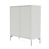 Montana Cover Cabinet With Legs, Nordic/Matt Chrome