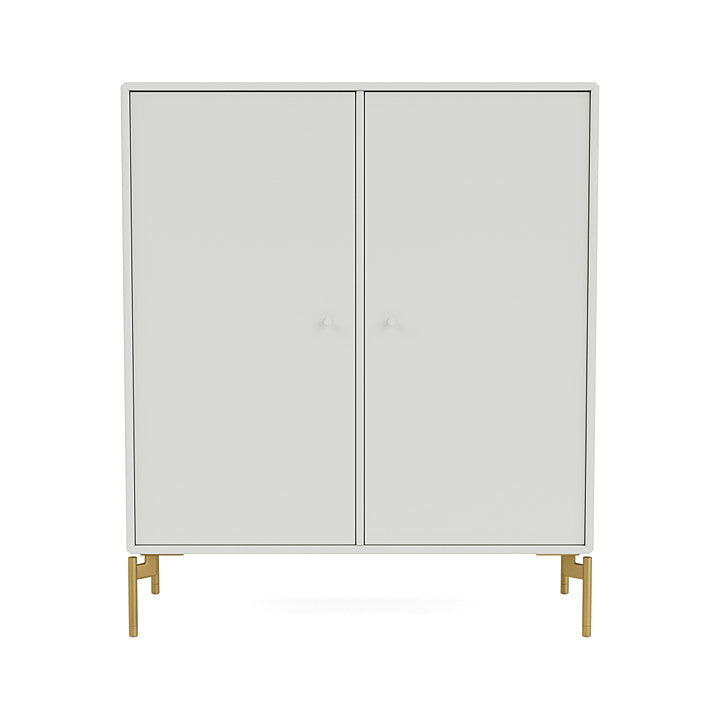 Montana Cover Cabinet With Legs, Nordic/Brass