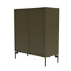 Montana Cover Cabinet With Legs, Oregano/Black