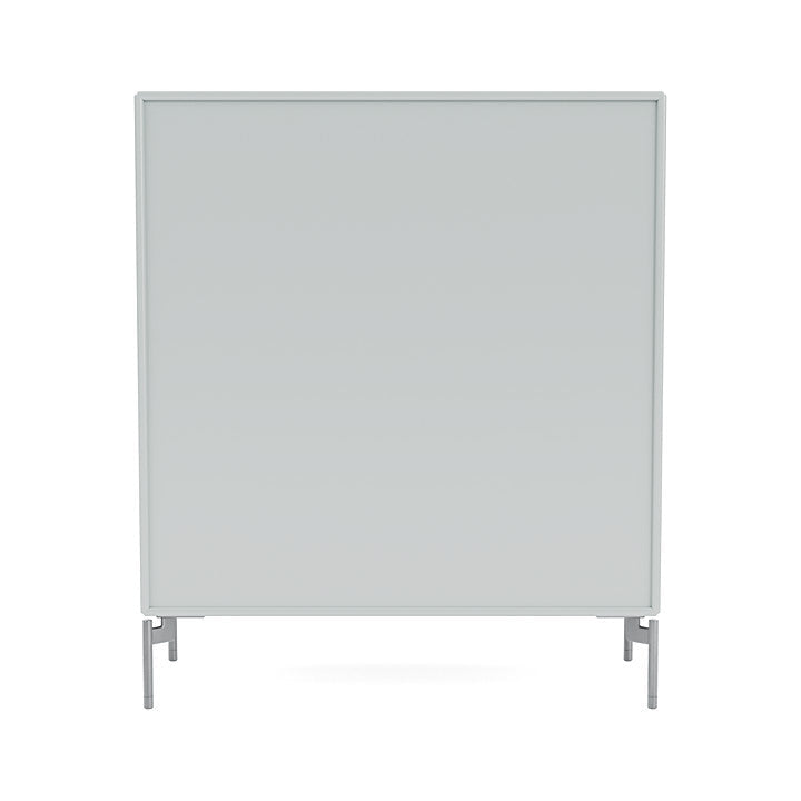 Montana Cover Cabinet With Legs, Oyster/Matt Chrome