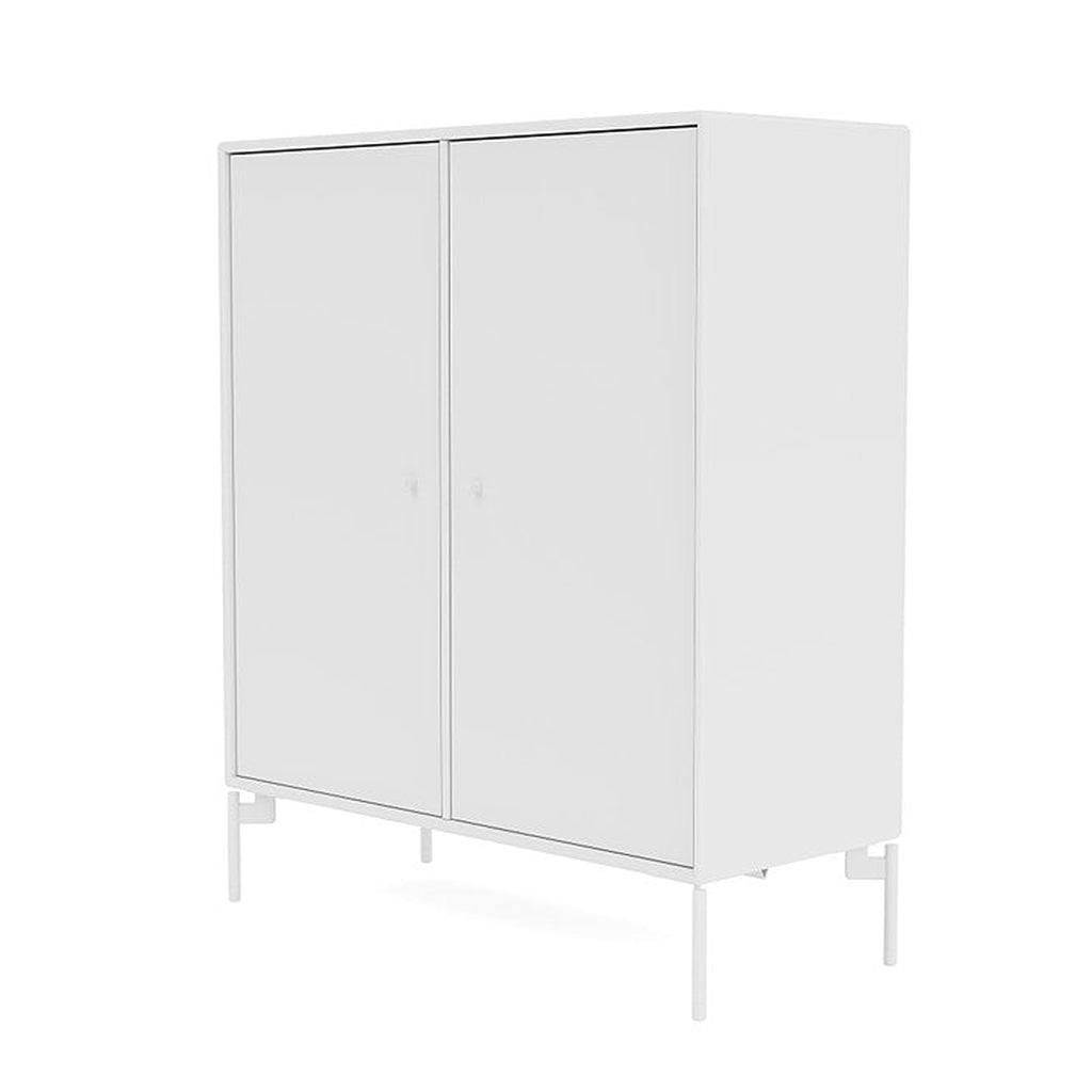 Montana Cover Cabinet With Legs, Snow White/Snow White