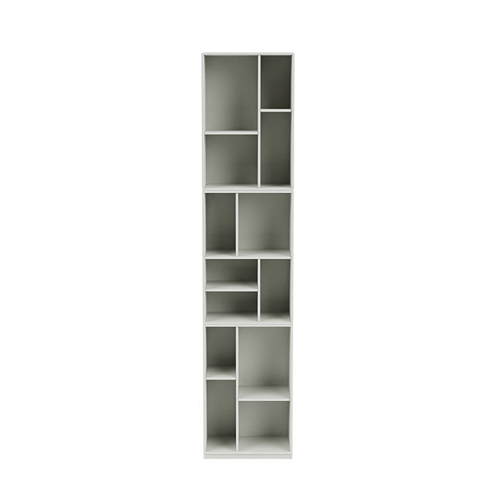 Montana Loom High Bookcase With 3 Cm Plinth, Nordic White