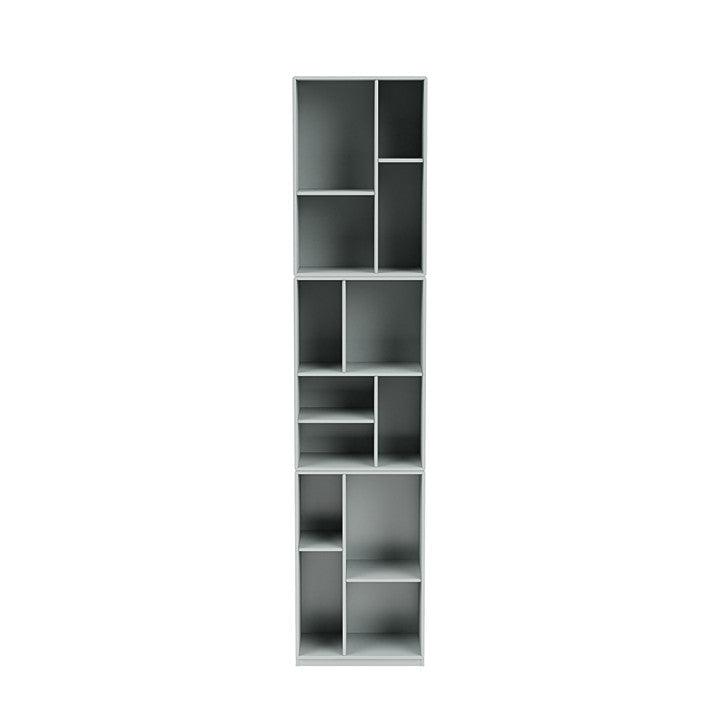 Montana Loom High Bookcase With 3 Cm Plinth, Oyster Grey