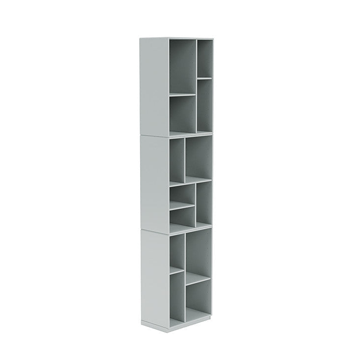 Montana Loom High Bookcase With 3 Cm Plinth, Oyster Grey