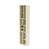 Montana Loom High Bookcase With 3 Cm Plinth, Vanilla White