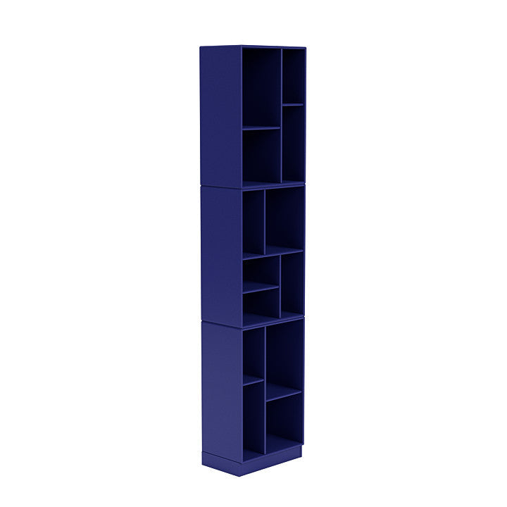 Montana Loom High Bookcase With 7 Cm Plinth, Monarch Blue