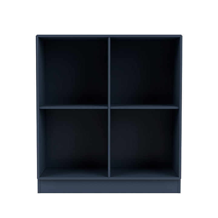 Montana Show Bookcase With 7 Cm Plinth, Juniper Blue