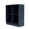 Montana Show Bookcase With 7 Cm Plinth, Juniper Blue