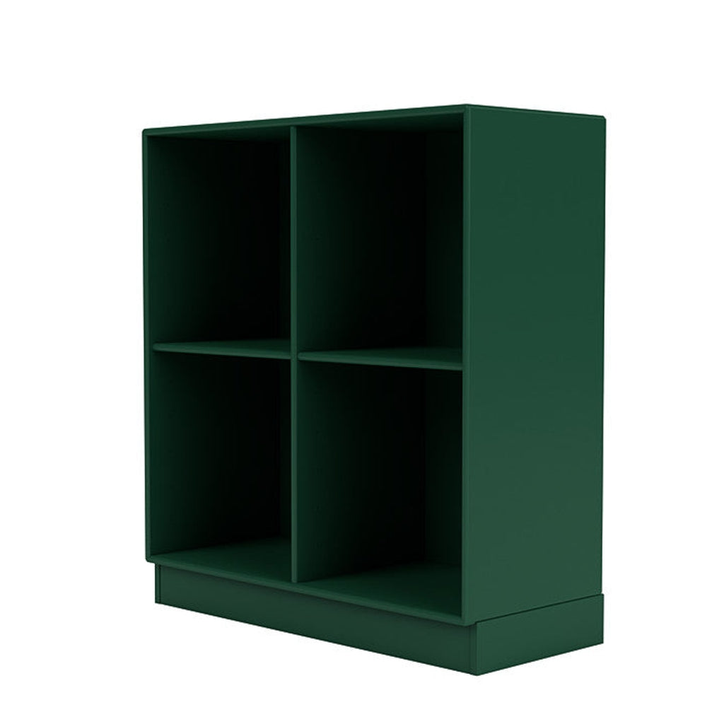 Montana Show Bookcase With 7 Cm Plinth, Pine Green