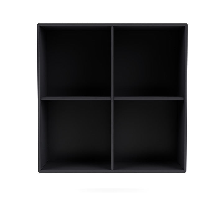 Montana Show Bookcase With Suspension Rail, Anthracite