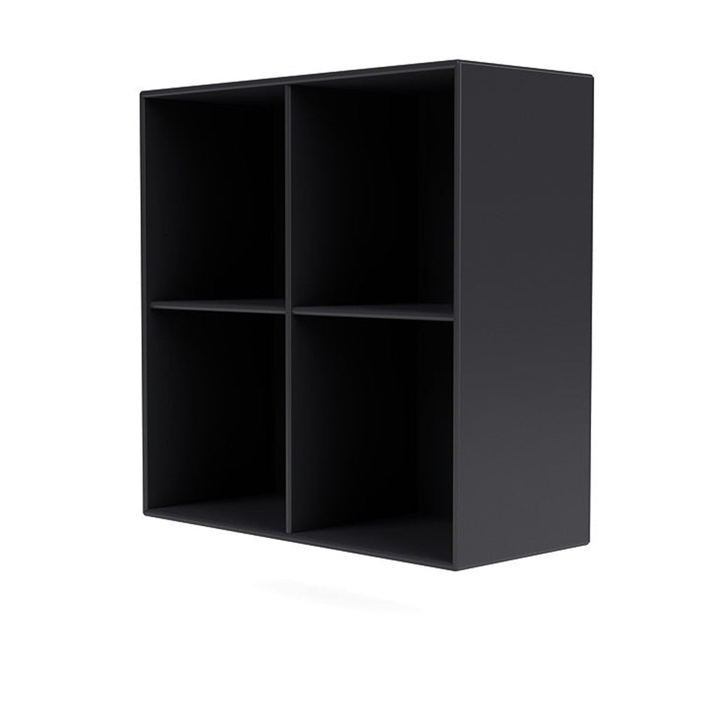 Montana Show Bookcase With Suspension Rail, Anthracite