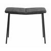 Muubs Chamfer Footstool, Anthracite/Black