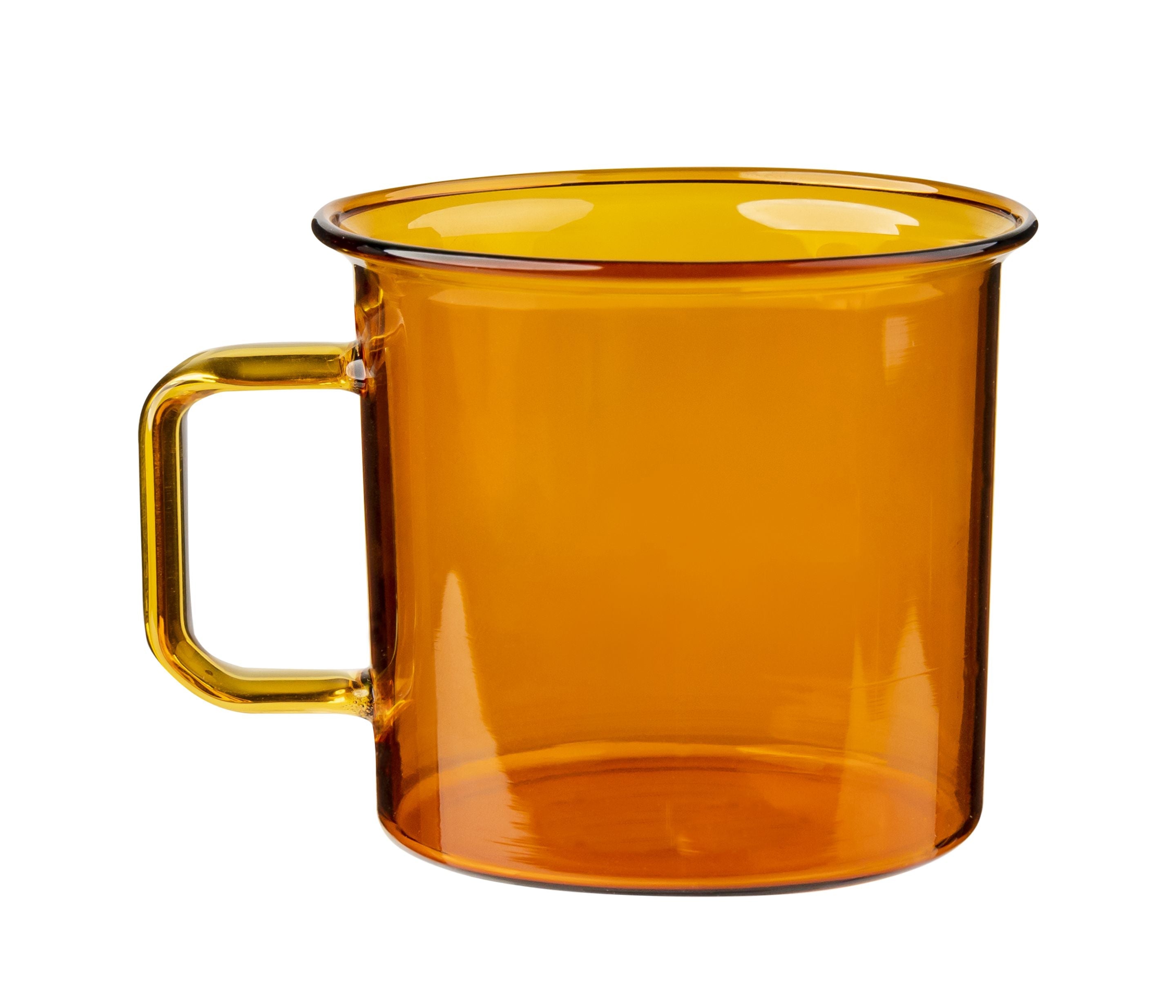 Muurla Glass Mug, Amber