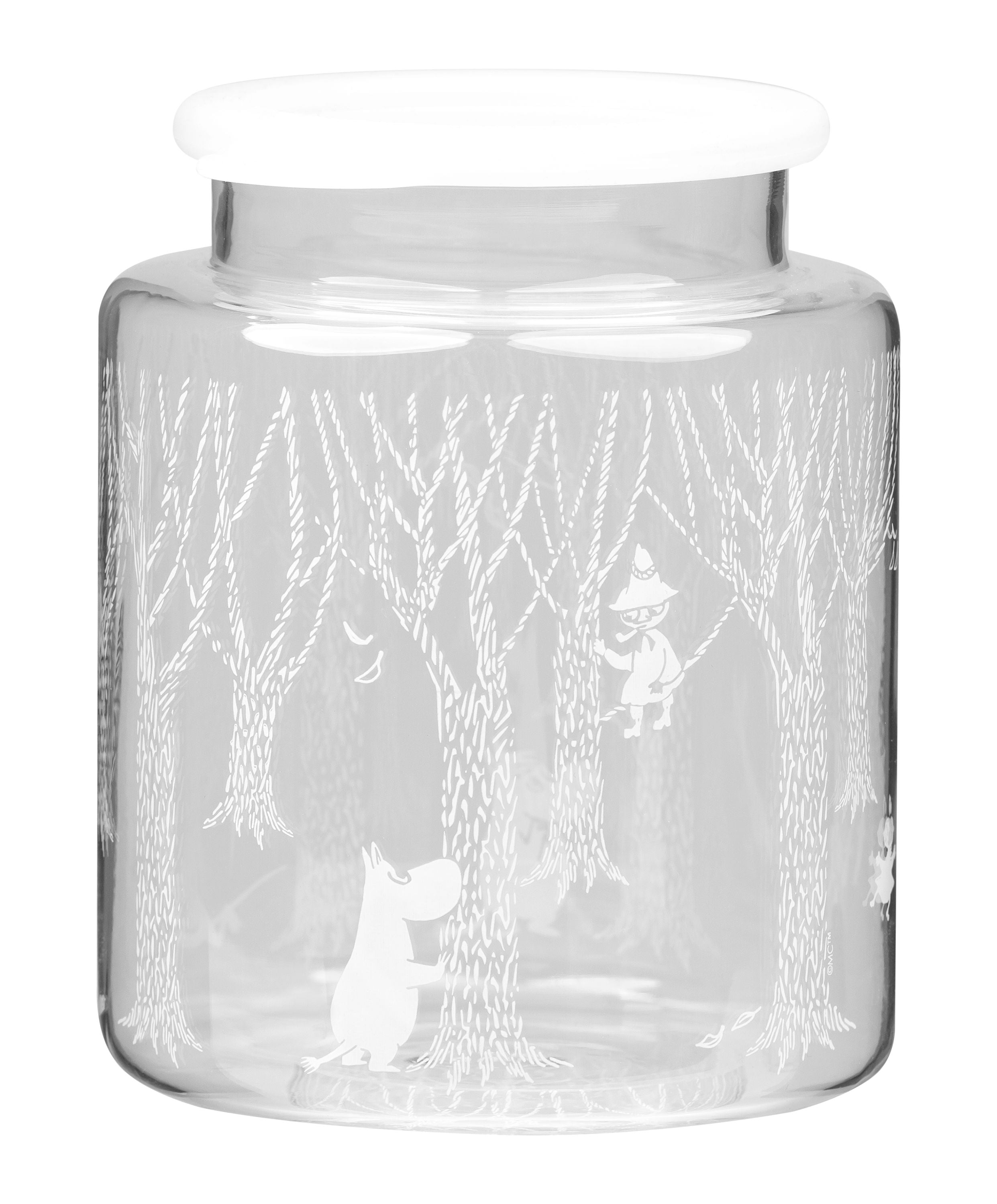 Muurla Moomin In The Woods Jar With Silicone Lid
