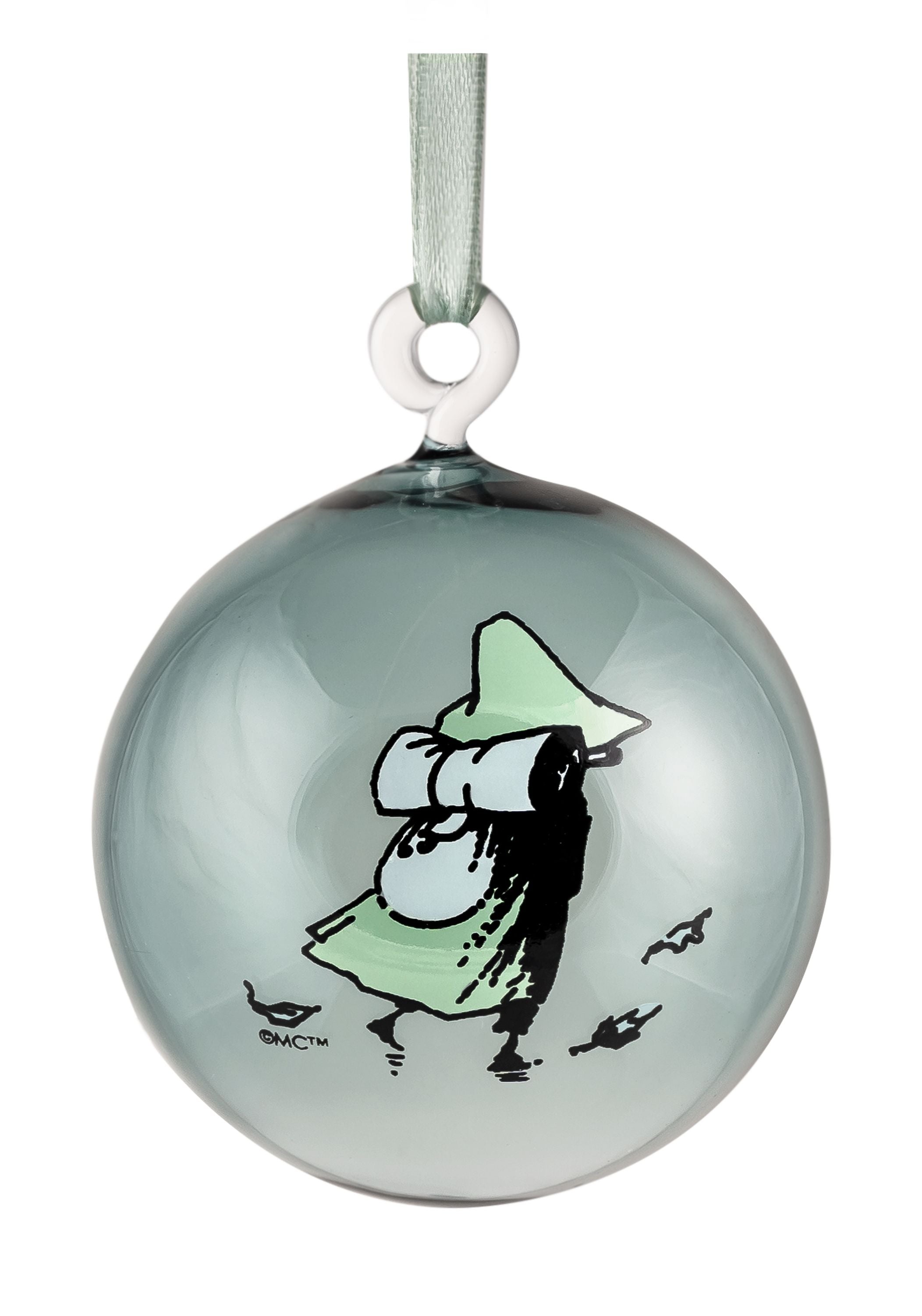 Muurla Moomin Originals Glass Decoration Ball, Gift Set Of 4 Pcs