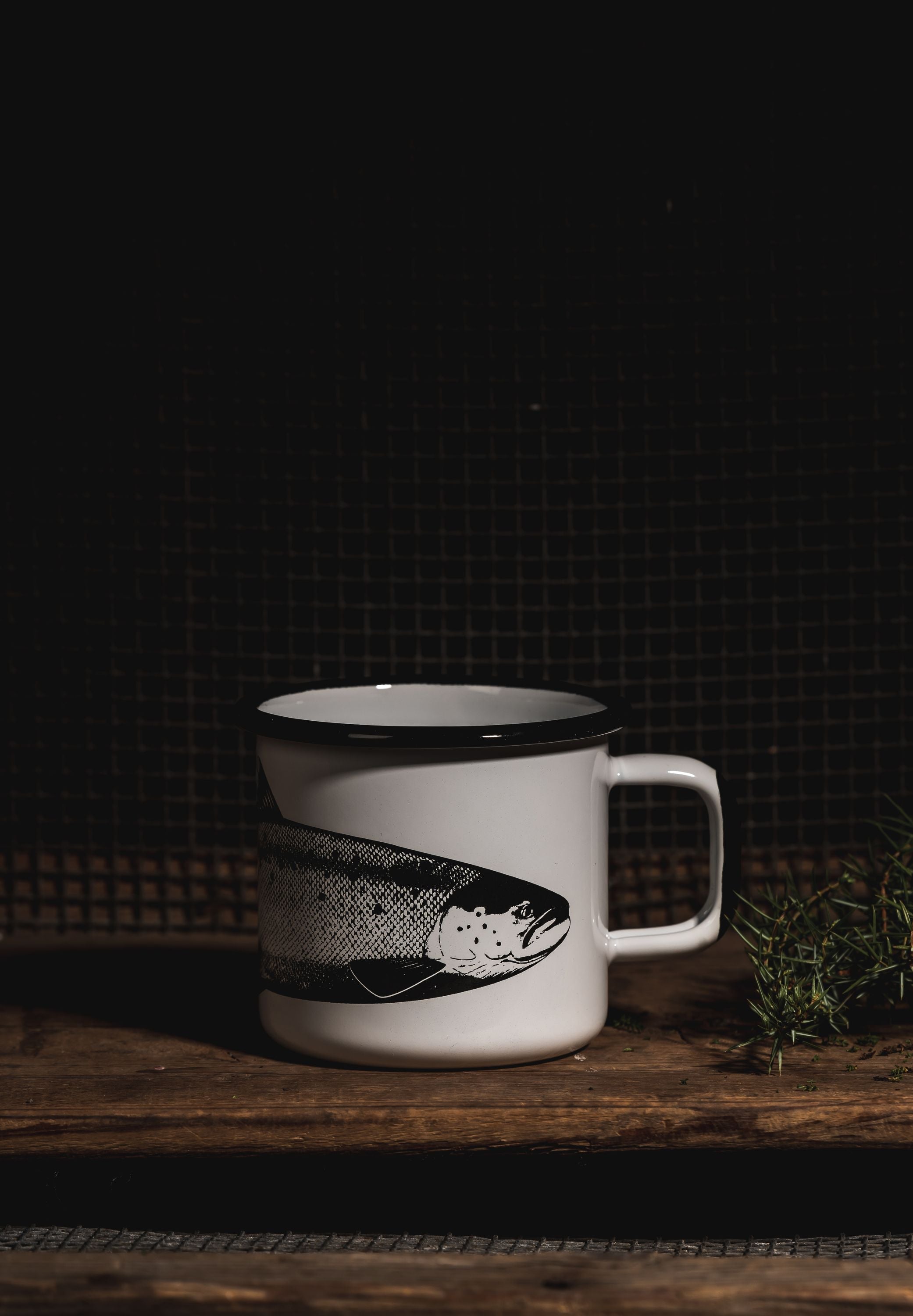 Muurla Nordic Enamel Mug, The Salmon