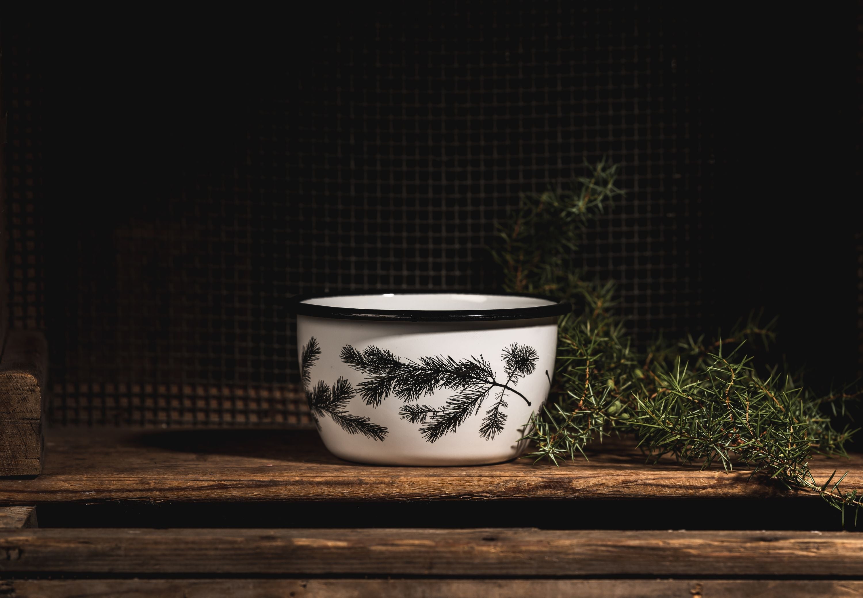 Muurla Nordic Emali Bowl The Pine