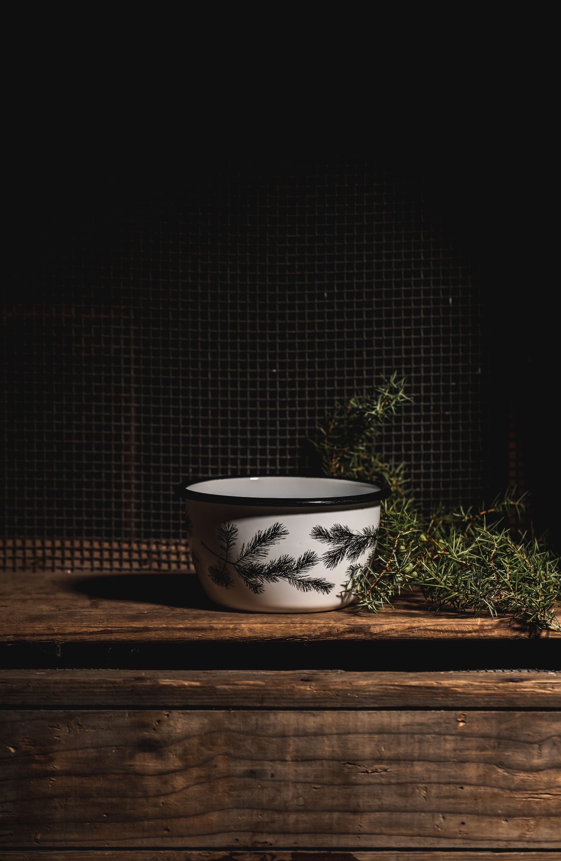 Muurla Nordic Emali Bowl The Pine