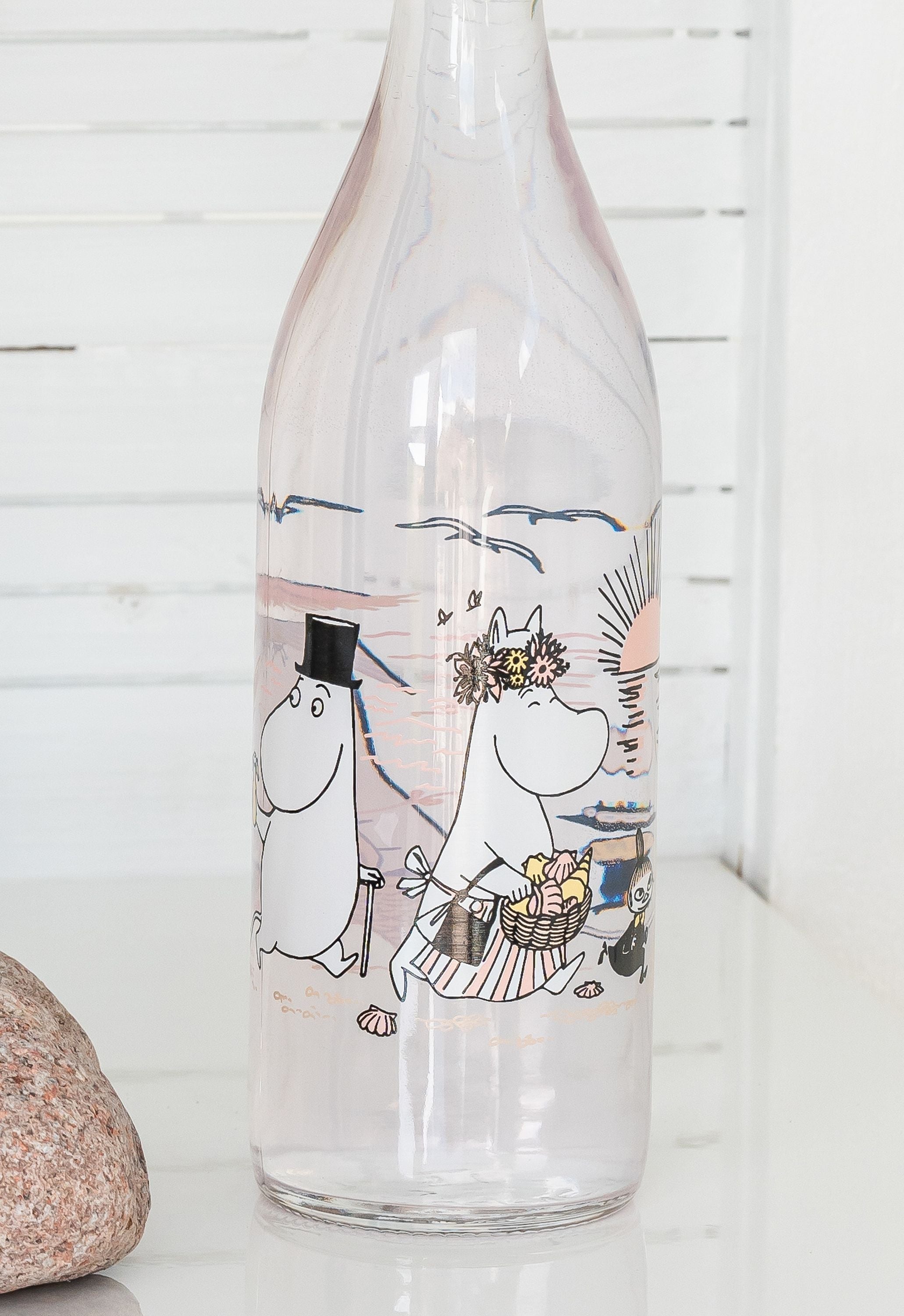 Muurla Moomin Glass Bottle, The Beach