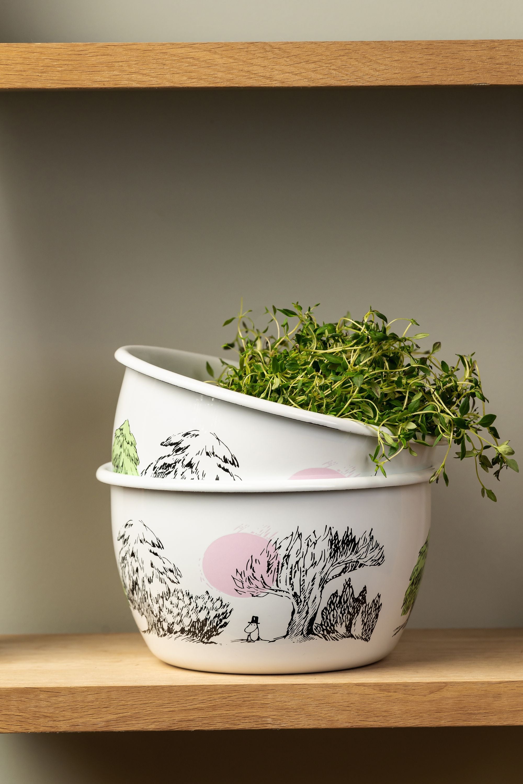 Muurla Moomin Originals Enamel Bowl Just Wandering