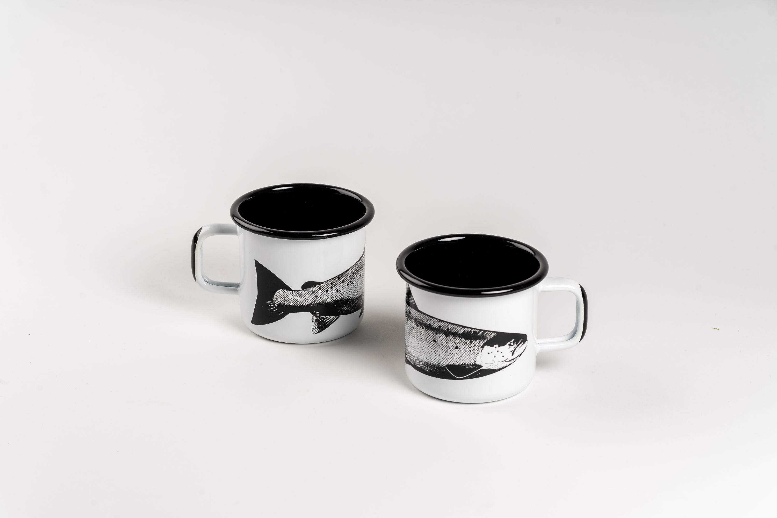 Muurla Nordic Enamel Mug, The Salmon