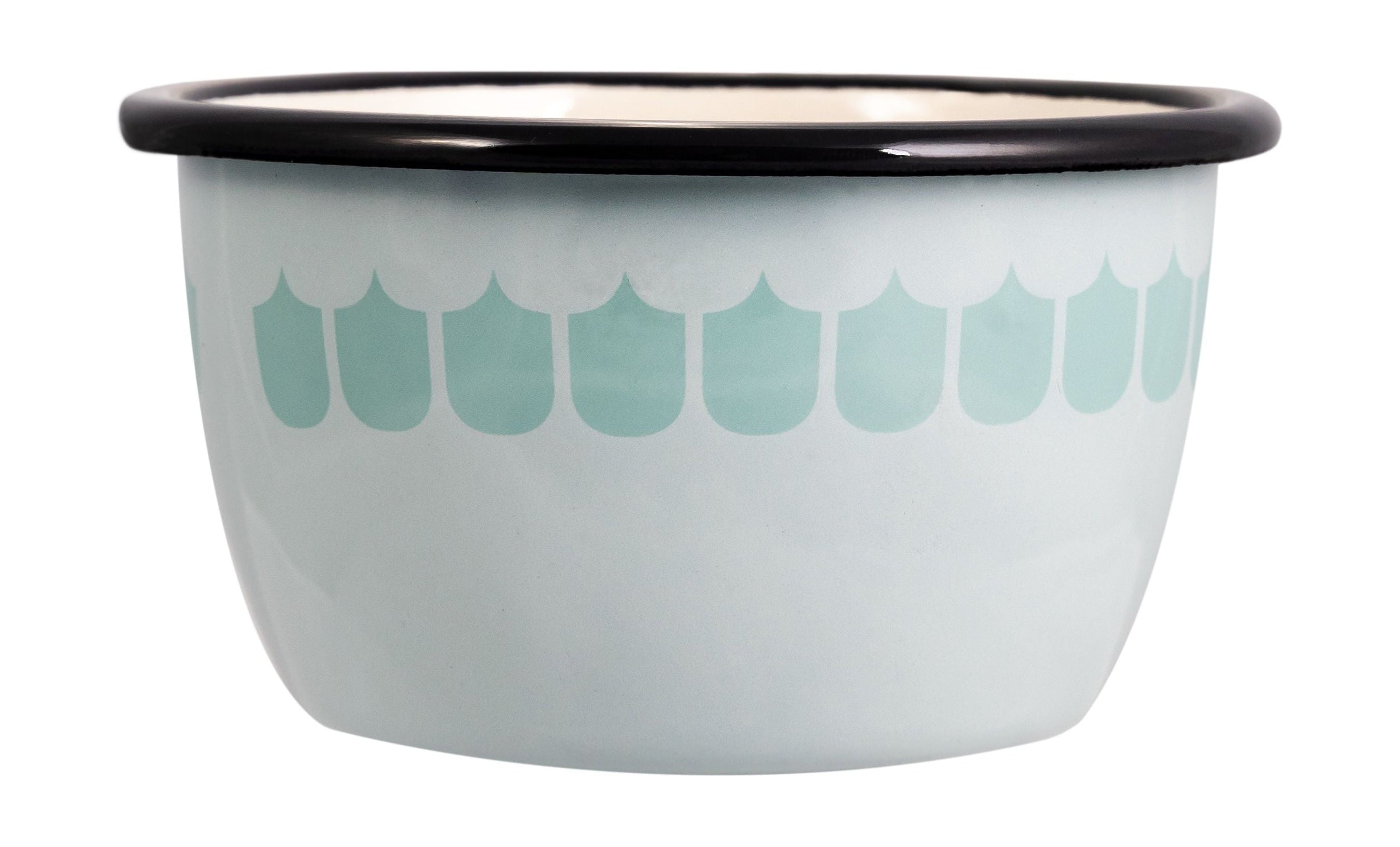 Muurla Vappu Kitchen Enamel Bowl, zielony