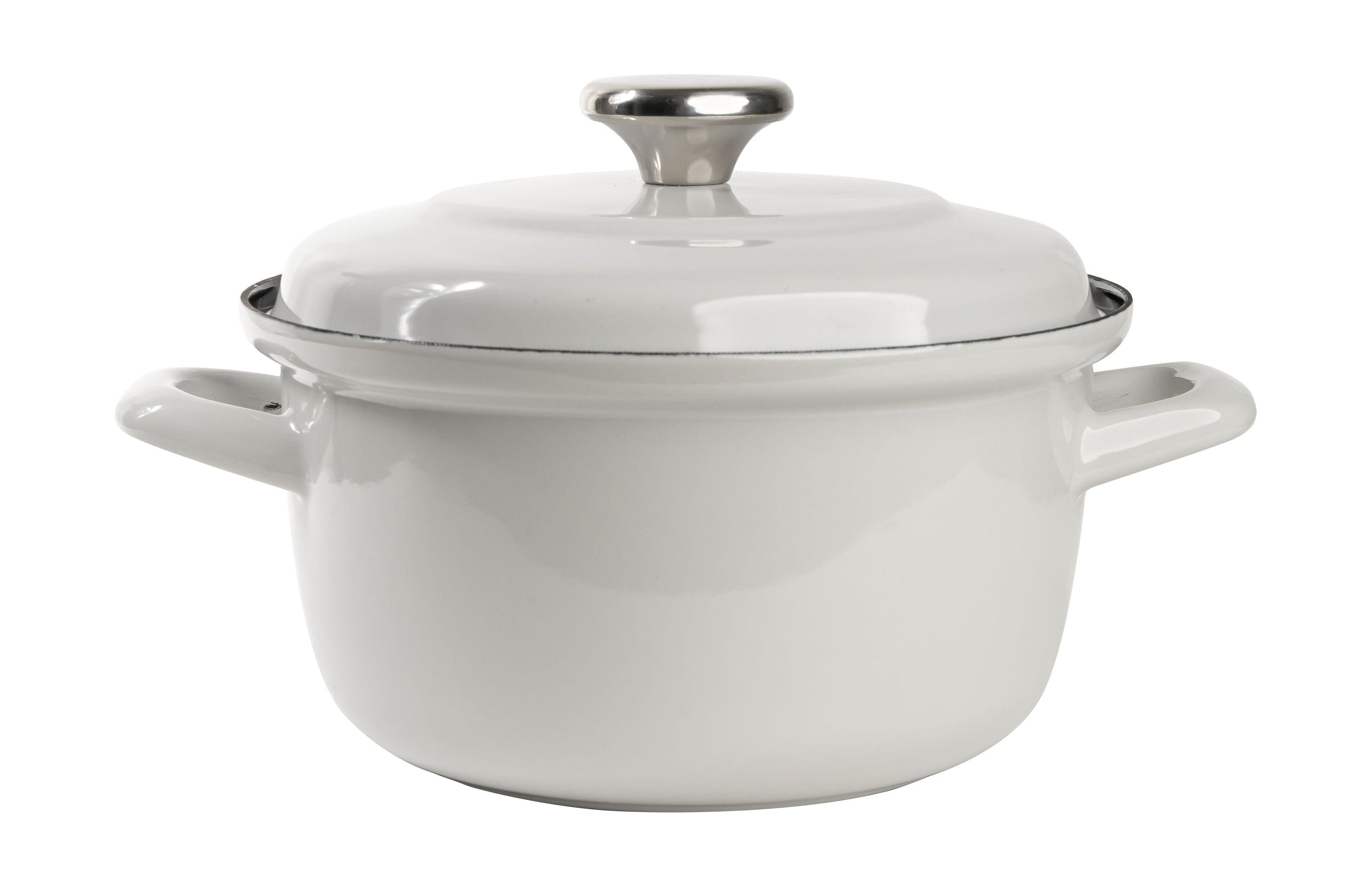 Muurla Vappu Kitchen Enamel Stew Pot, Grey