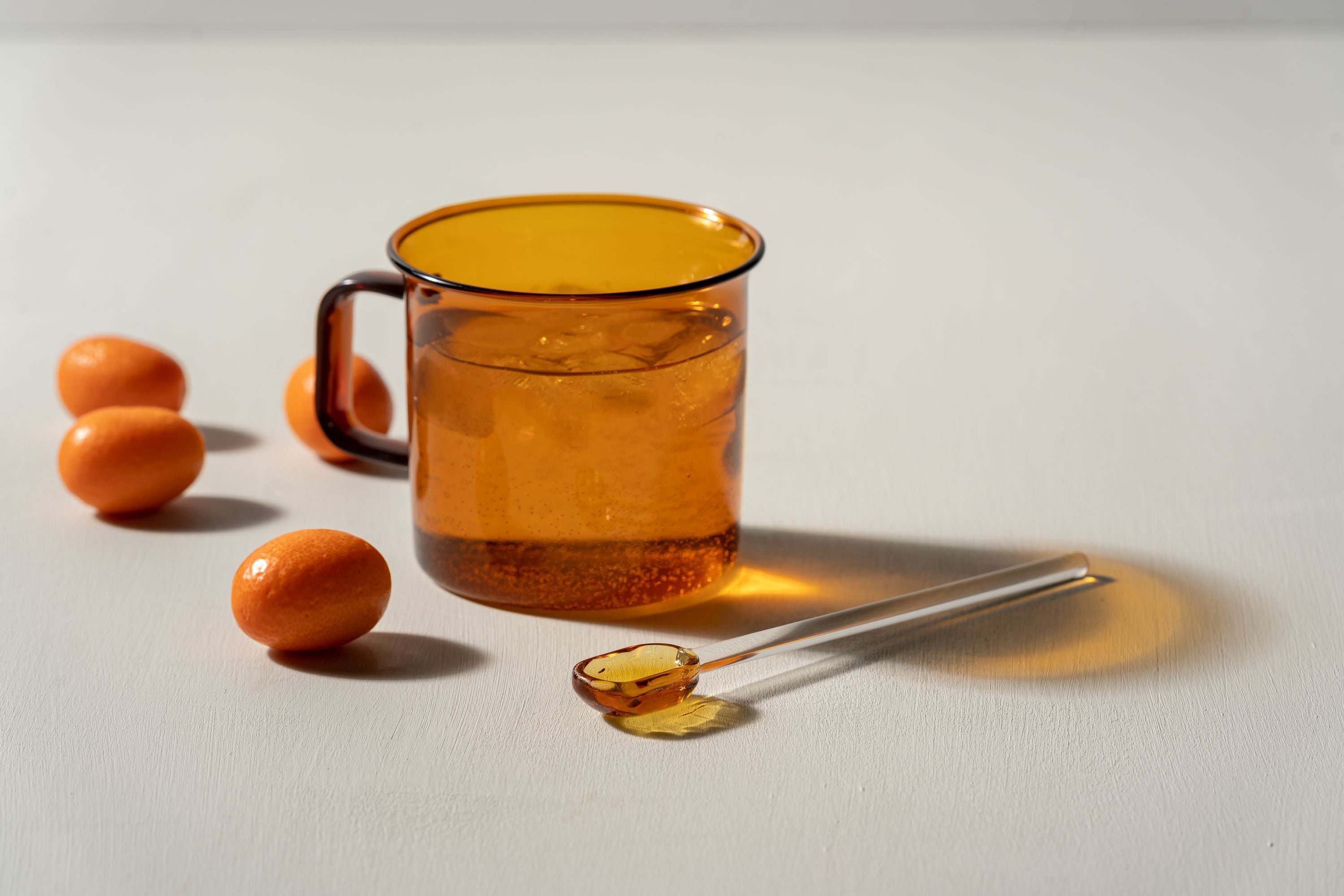 Muurla Glass Mug, Amber