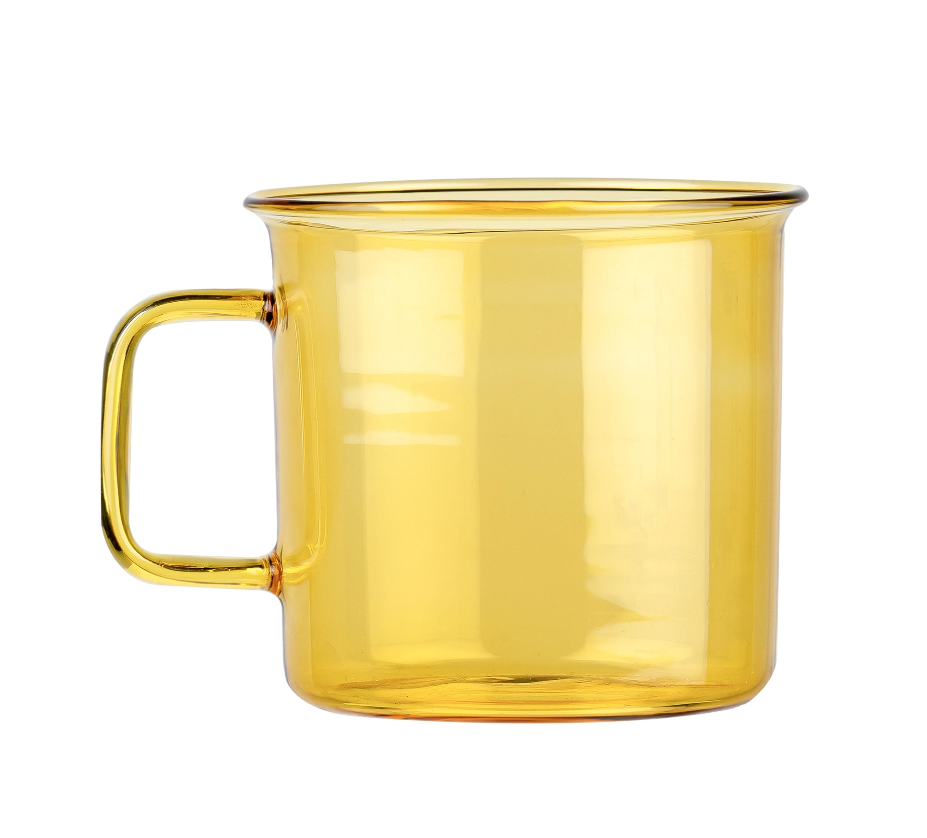 Muurla Glass Mug, Yellow