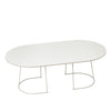 Muuto Airy Coffee Table 120x65 cm, na białym