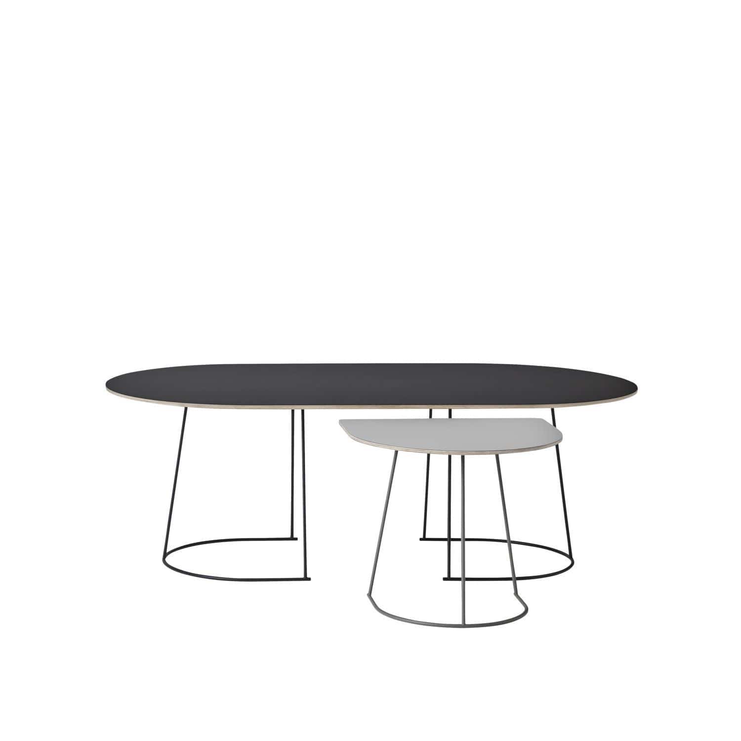 Muuto Airy Coffee Table 120x65 cm, czarny